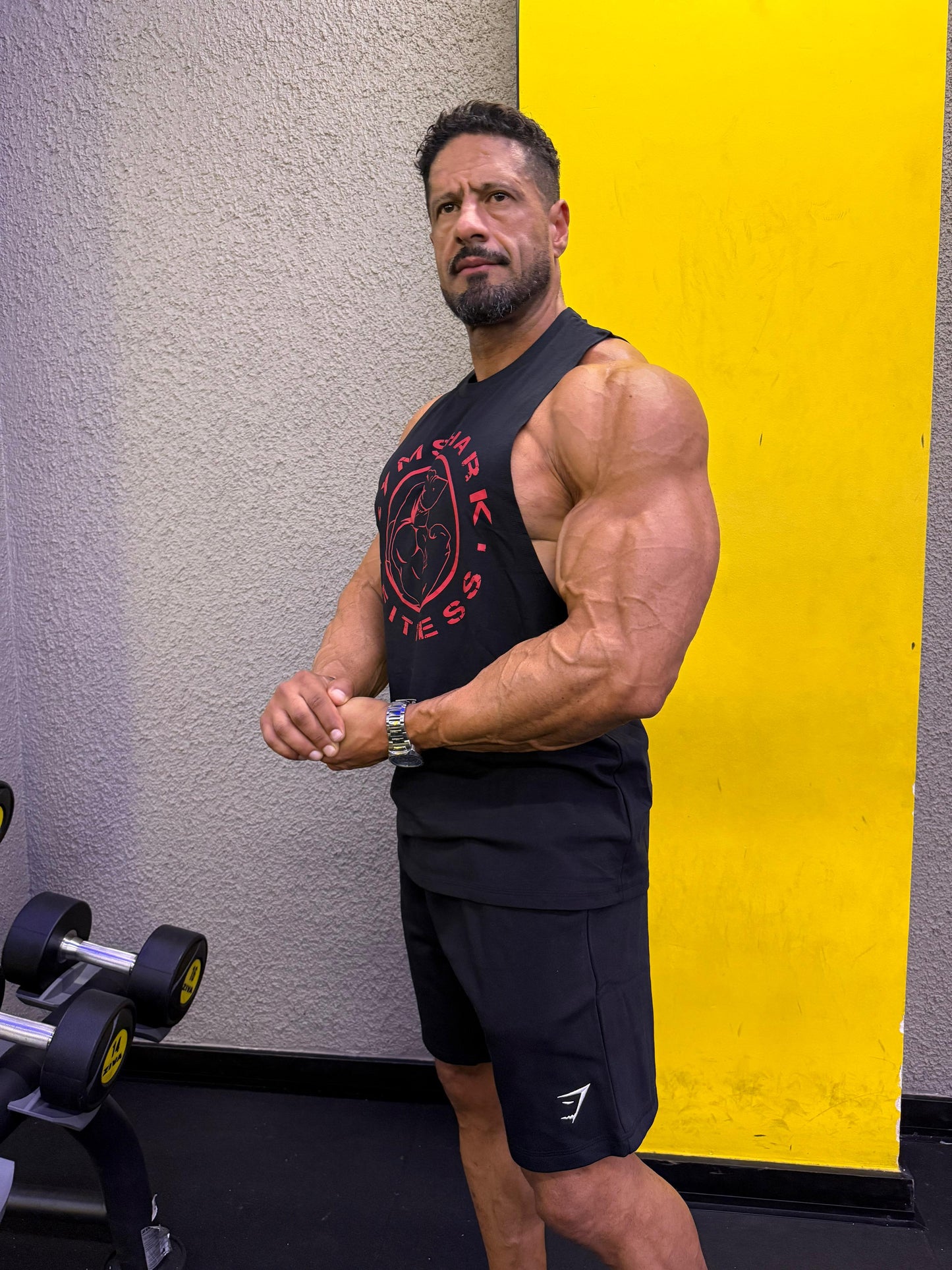 Polera Gymshark Legacy Drop Arm Tank