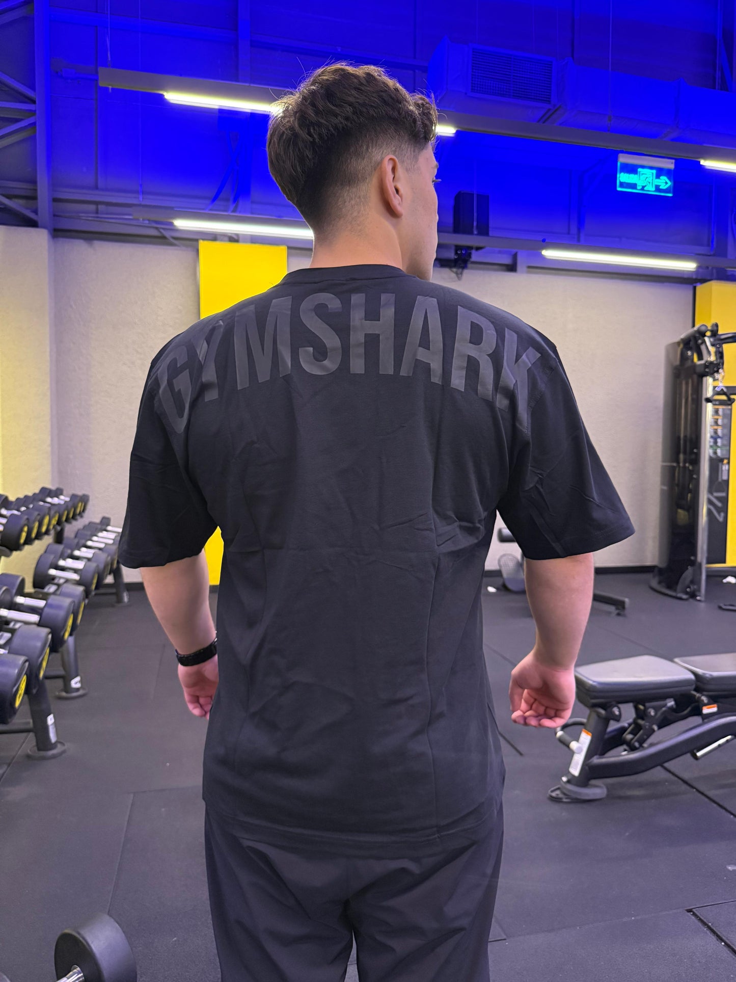 Polera Gymshark Power T-Shirt Oversized