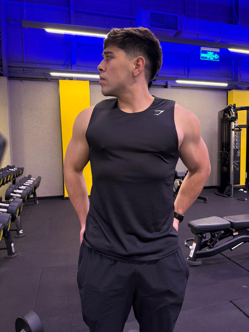 Polera GymShark Arrival Tank - Black