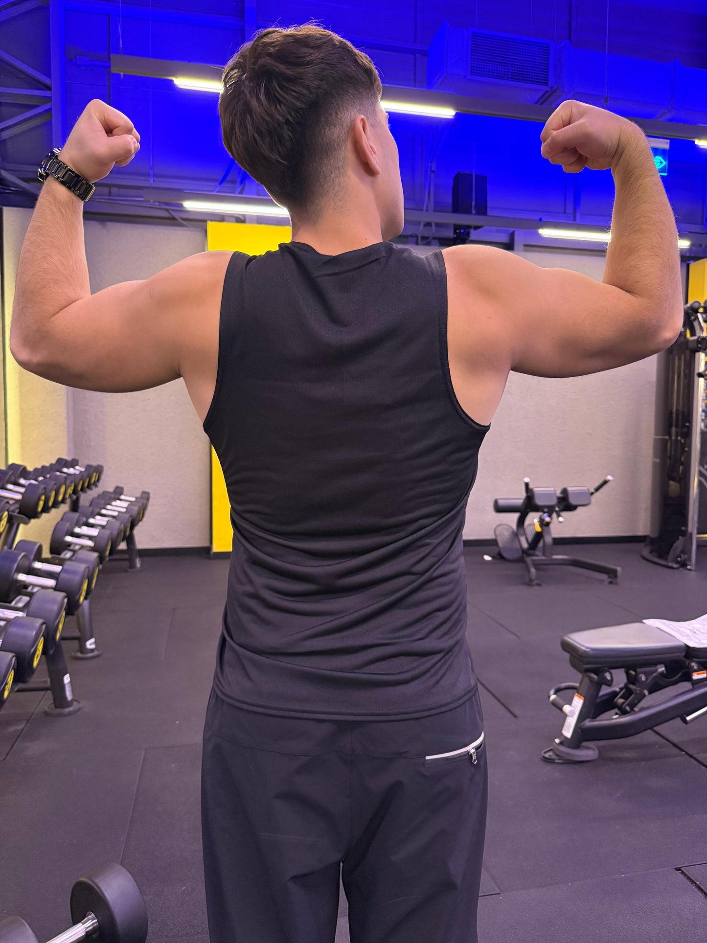 Polera GymShark Arrival Tank - Black